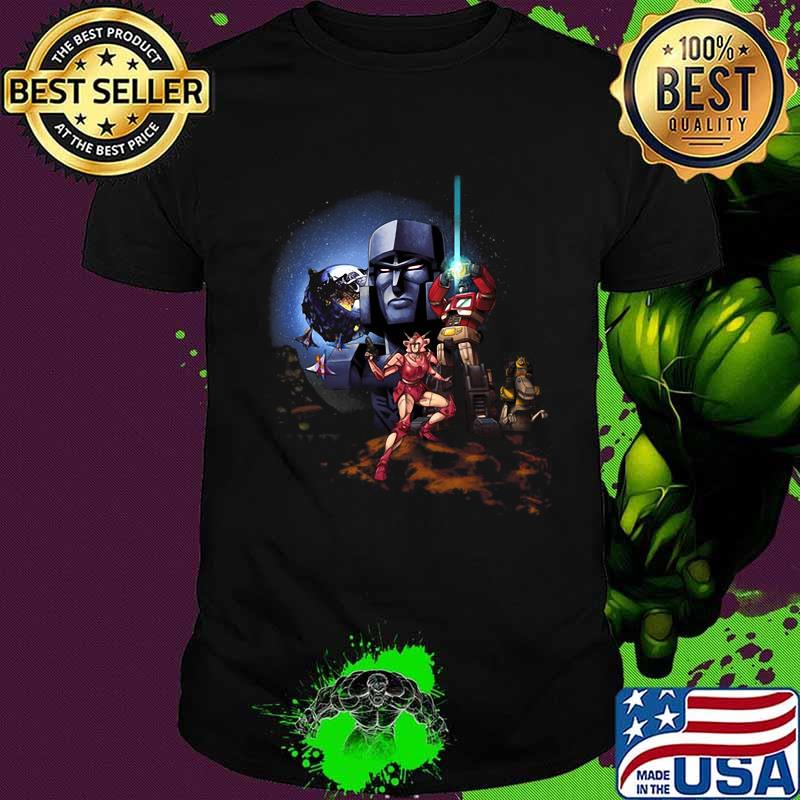 Transformers and star wars art shirt