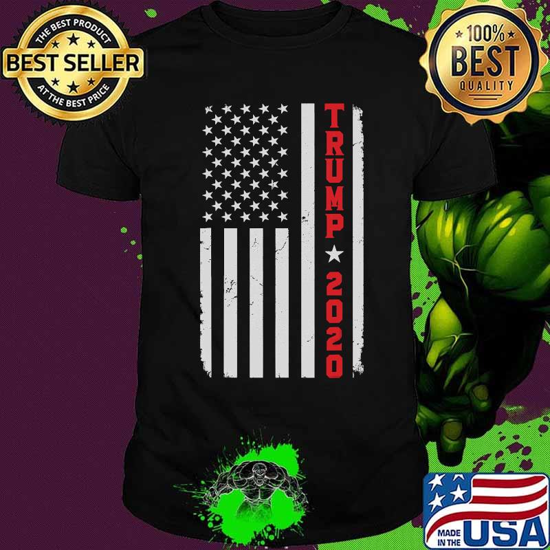 Trump 2020 American Flag Vintage T-Shirt