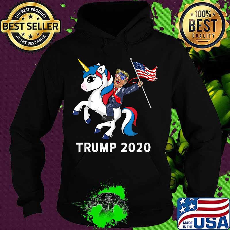 Trump 2020 riding unicorn american flag vote 2020 s Hoodie Trump 2020 riding unicorn american flag vote 2020 s Hoodie