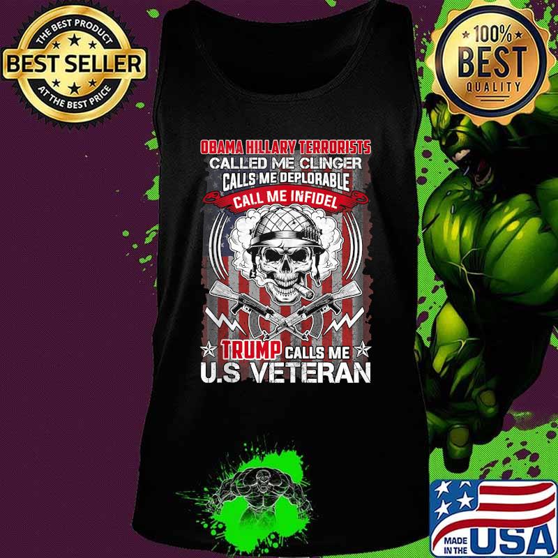 Trump Calls Me US Veteran American Flag Pride July 4th s Tank top Trump Calls Me US Veteran American Flag Pride July 4th s Tank top