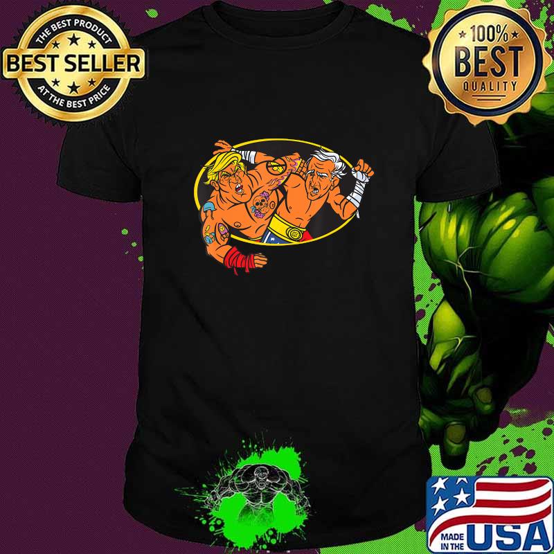 Trump vs Biden Debate Combat 2020 Wrestling Funny Gift T-Shirt