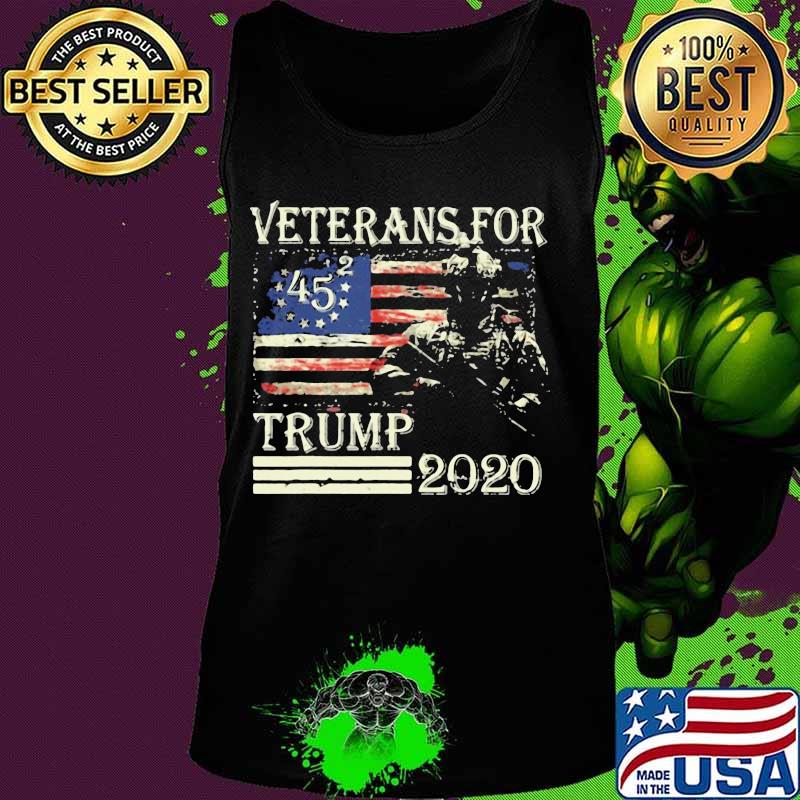 Veterans for trump 2020 american flag vintage s Tank top Veterans for trump 2020 american flag vintage s Tank top