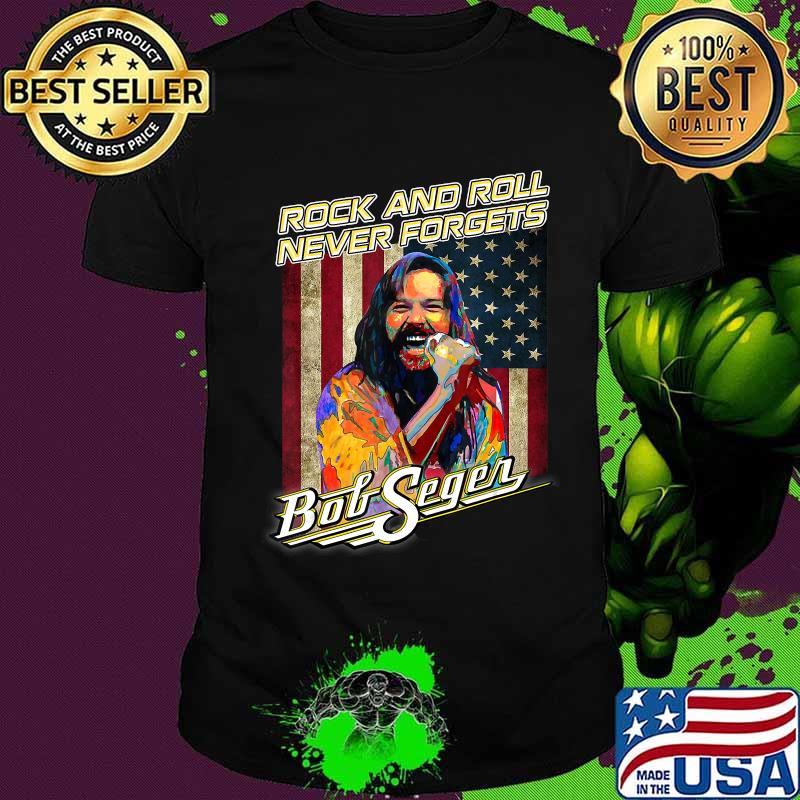 Vintage Bob Shirts Seger Retro Flag American Love Rock Gifts T-Shirt