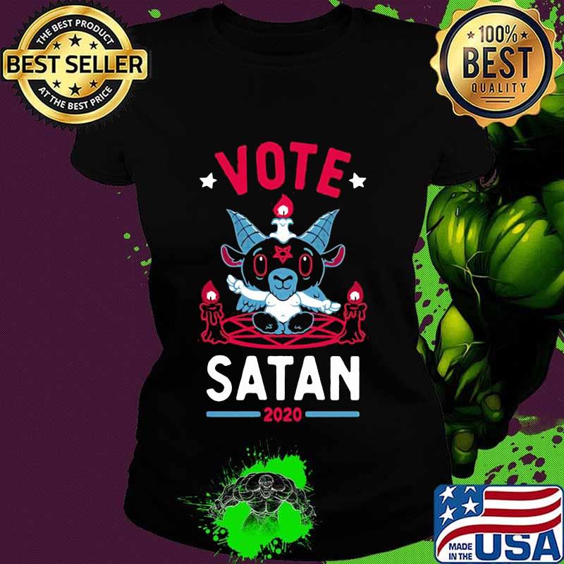 Vote satan 2020 halloween s Ladies tee Vote satan 2020 halloween s Ladies tee