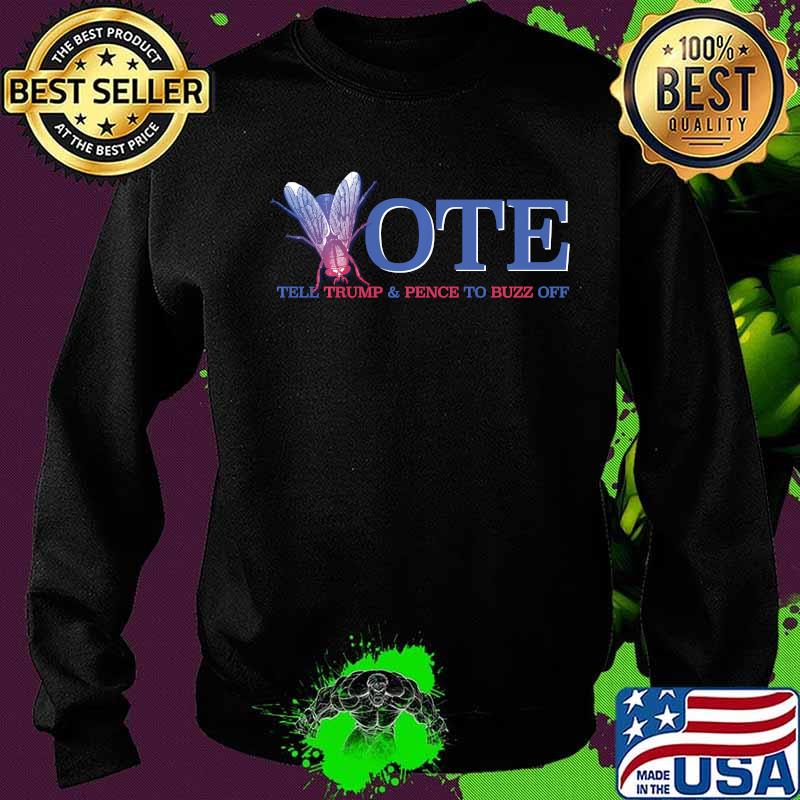 VOTE Says the Fly from the Vice Presidential Debate Long Sleeve T-Shirt Sweater VOTE Says the Fly from the Vice Presidential Debate Long Sleeve T-Shirt Sweater