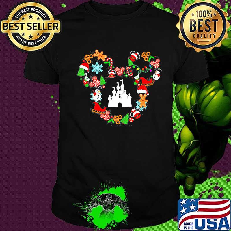 Walt disney mickey mouse merry christmas shirt