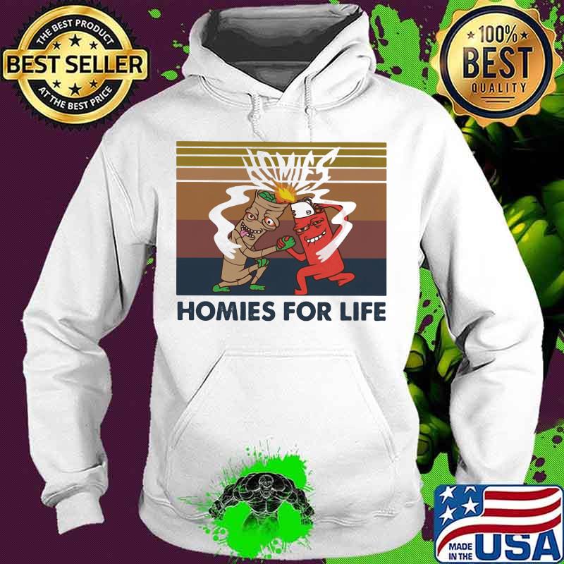 Weed homies for life vintage retro s Hoodie Weed homies for life vintage retro s Hoodie