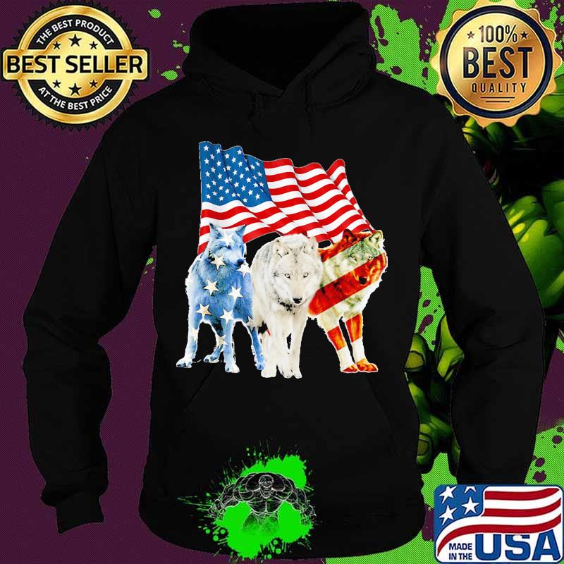 Wolf american flag election s Hoodie Wolf american flag election s Hoodie