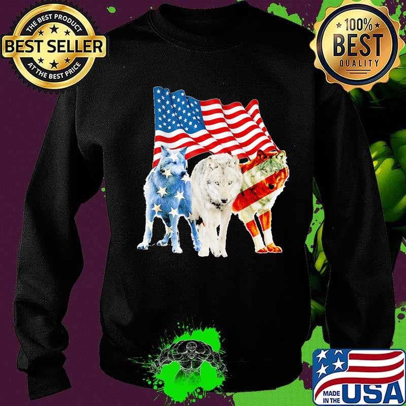 Wolf american flag election s Sweater Wolf american flag election s Sweater