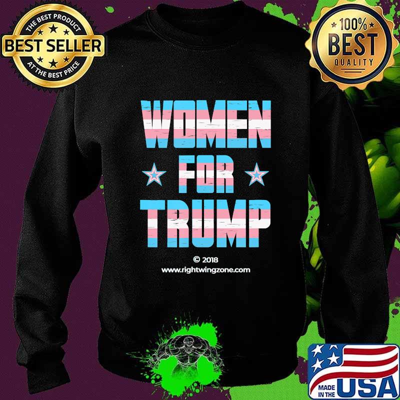 Women For Trump Women Love Trump Blue & Pink T-Shirt Sweater Women For Trump Women Love Trump Blue & Pink T-Shirt Sweater