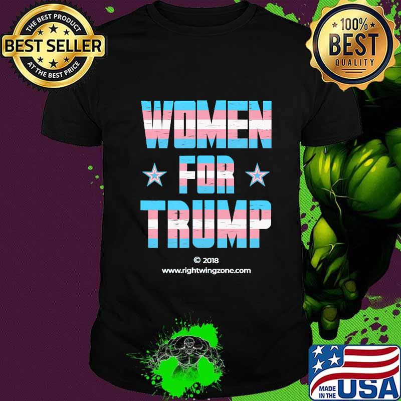 Women For Trump Women Love Trump Blue & Pink T-Shirt Women For Trump Women Love Trump Blue & Pink T-Shirt