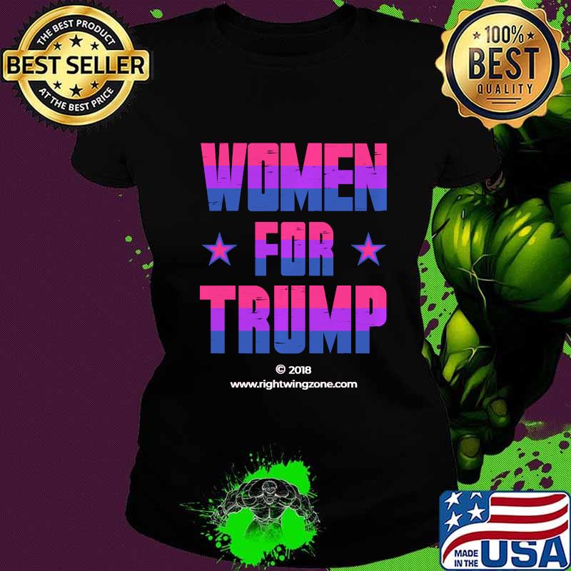 Women For Trump Women Love Trump Red Pink & Blue s Ladies tee Women For Trump Women Love Trump Red Pink & Blue s Ladies tee