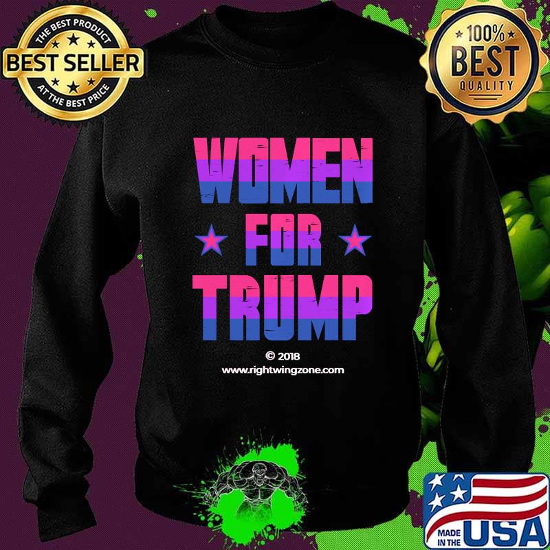 Women For Trump Women Love Trump Red Pink & Blue s Sweater Women For Trump Women Love Trump Red Pink & Blue s Sweater
