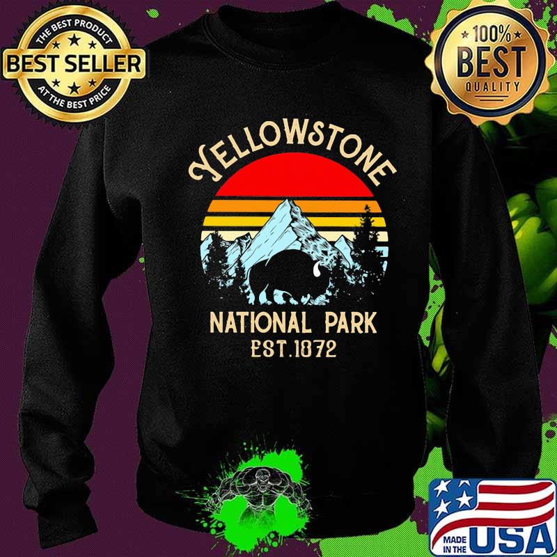 Yellowstone national park est 1872 vintage retro s Sweater Yellowstone national park est 1872 vintage retro s Sweater