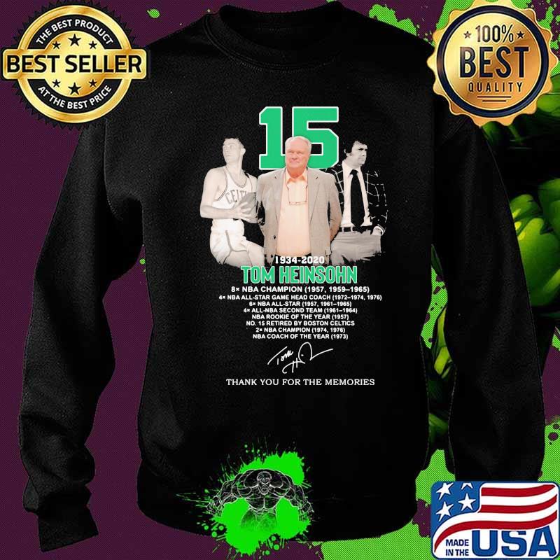 15 1934 2020 tom heinsohn thank you for the memories signature s Sweater 15 1934 2020 tom heinsohn thank you for the memories signature s Sweater