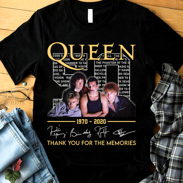 50th Years Of Queen T-shirt Hoodie Tank Top Size Up To 5xl