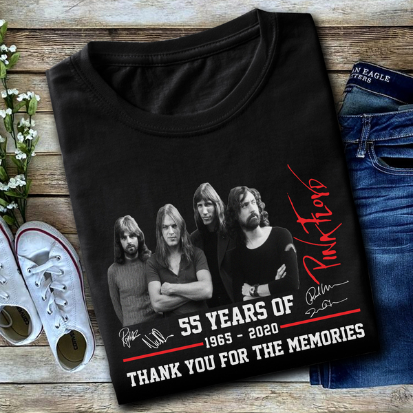 55th Years Of Pink Floyd 1965-2020 T Shirt Hoodie V Neck Size Up To 5xl