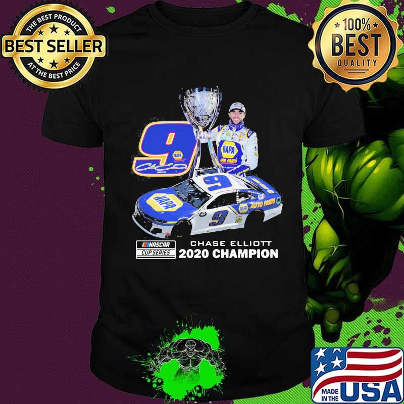 9 chase elliott 2020 champion signature shirt
