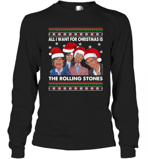 All-I-Want-For-Christmas-Is-Santa-The-Rolling-Stones-Ugly-Christmas-T-Shirt-Long-Sleeved-T-shirt-.png