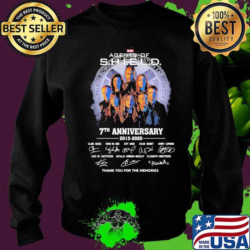 Agents of shield 7th anniversary 2013 2020 thank you for the memories signatures s Sweater Agents of shield 7th anniversary 2013 2020 thank you for the memories signatures s Sweater