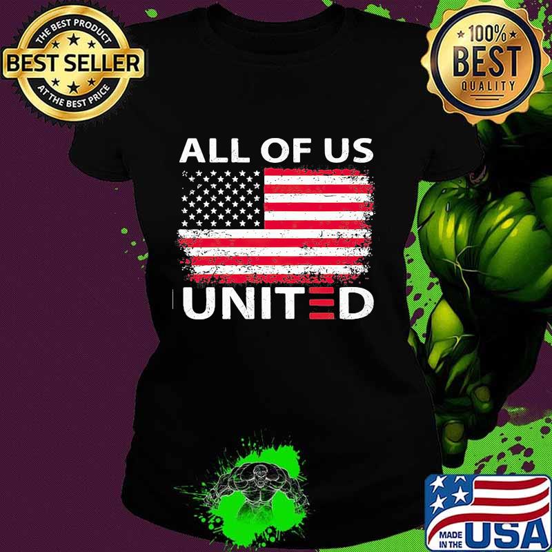 All of us united american flag vintage s Ladies tee All of us united american flag vintage s Ladies tee