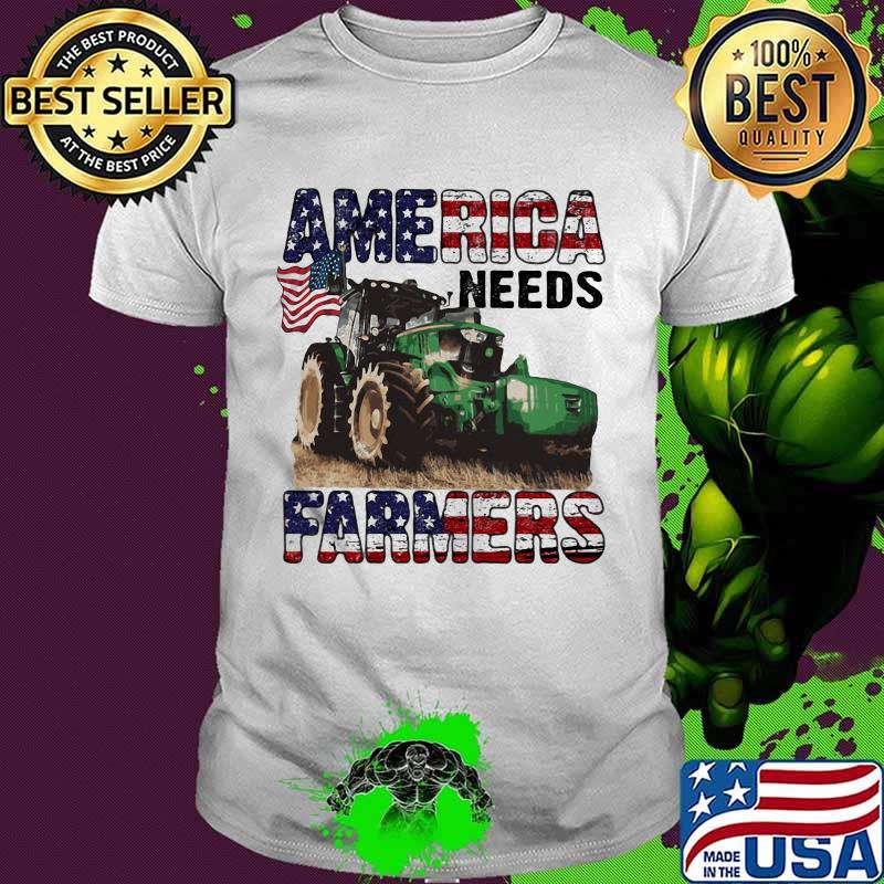 America needs farmers trucker shirt