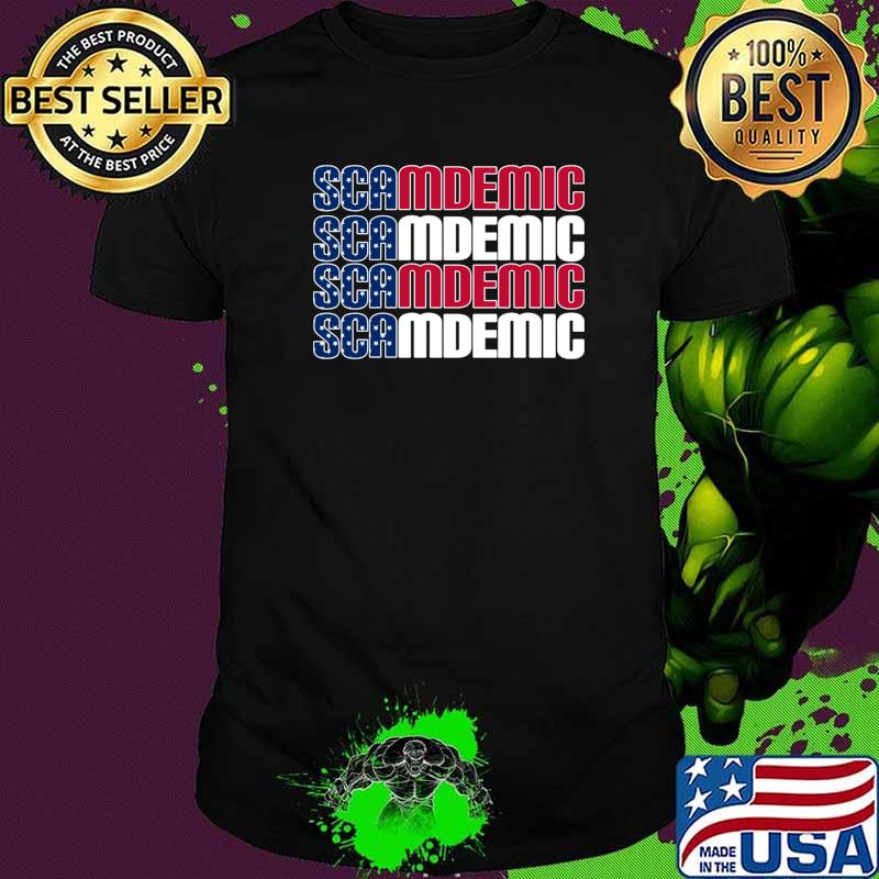 American Flag Scamdemic Election Shirt