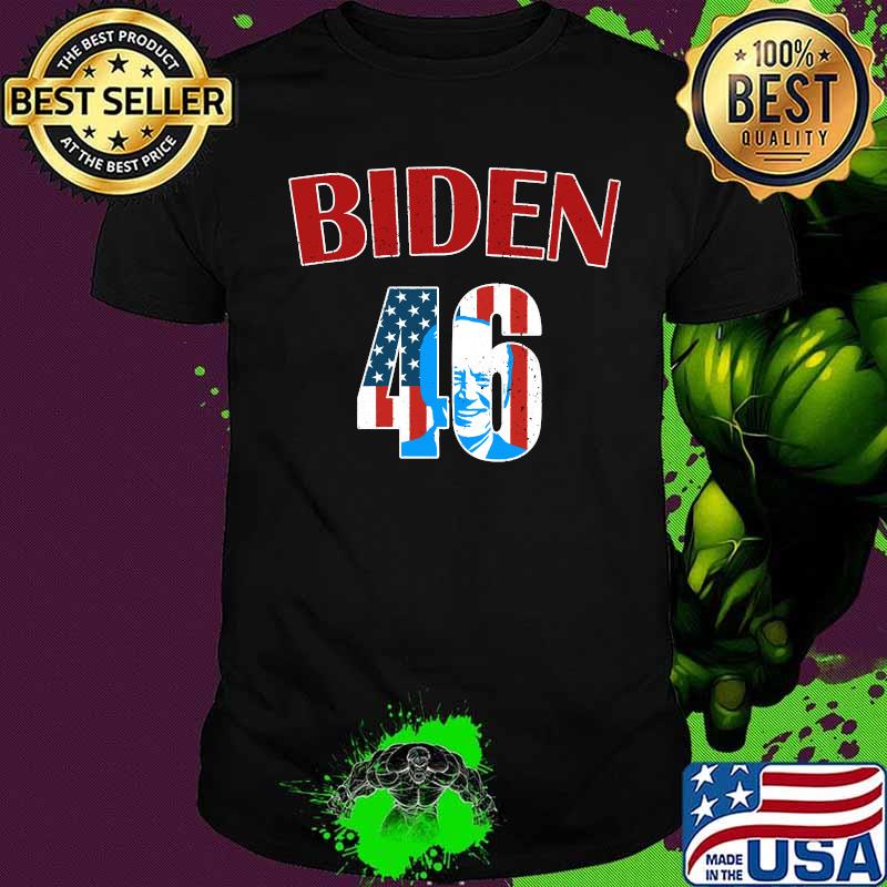Biden 46 Joe Biden For President 2020 Elections American Flag Shirt