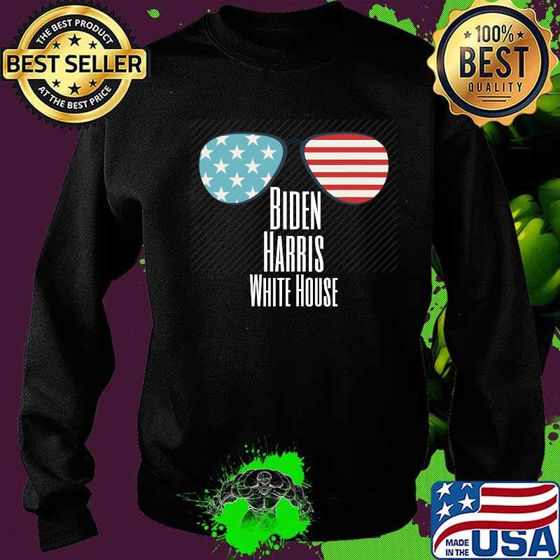 Biden Harris White House Glassy Glass American Flag Shirt Sweater Biden Harris White House Glassy Glass American Flag Shirt Sweater