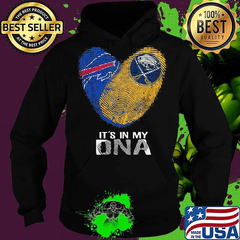 Bills Sabres It's In My Dna Heart Fingerprints Shirt Hoodie Bills Sabres It's In My Dna Heart Fingerprints Shirt Hoodie