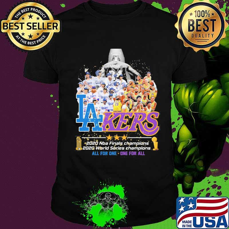 Bryant Lakers 2020 Nba Finals Champions 2020 World Series Champions All The One One For All Shirt