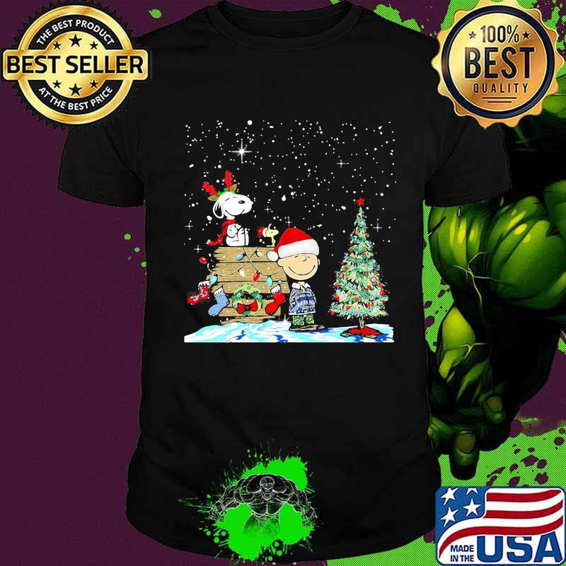 Charlie Brown Snoopy Christmas Tree Shirt
