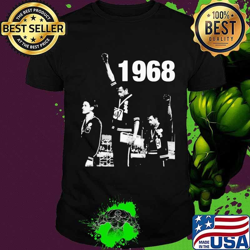 Charlotte serrano 1968 olympics black power salute shirt