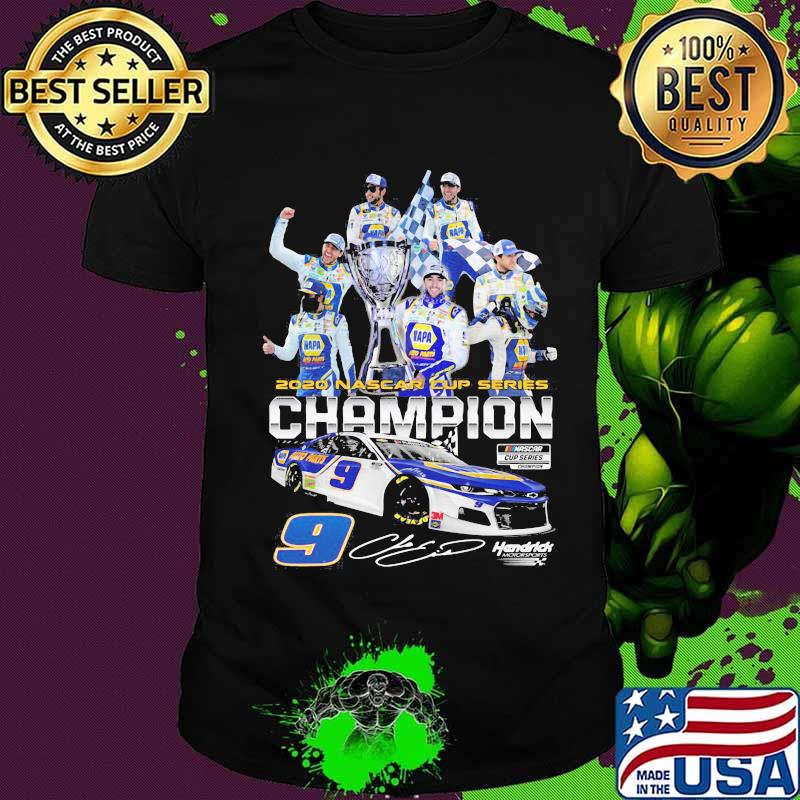 Chase elliott 2020 nascar cup series champion 9 signature shirt