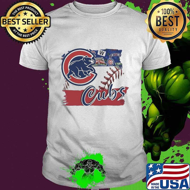 Chicago cubs baseball flag shirt