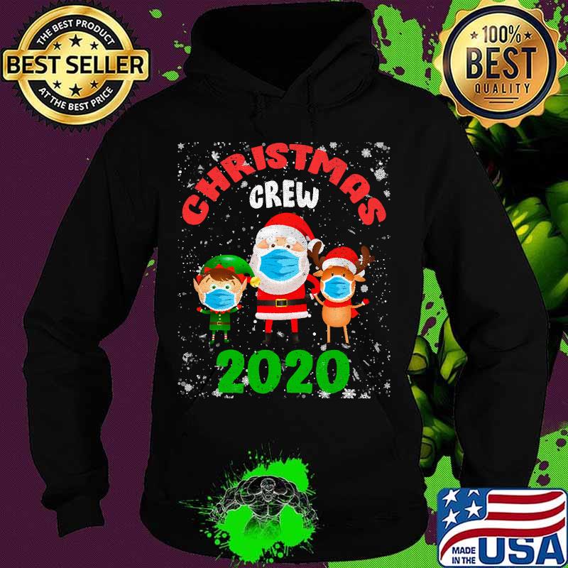 Christmas crew 2020 santa face mask elf reindeer s Hoodie Christmas crew 2020 santa face mask elf reindeer s Hoodie