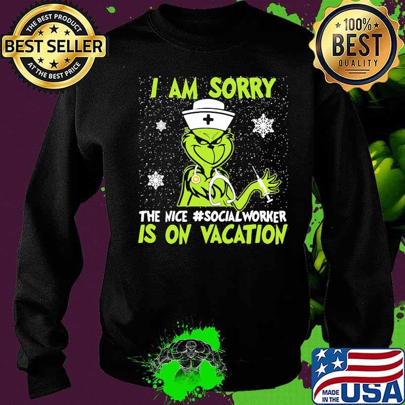 Christmas nurse grinch i am sorry the inca social worker is on vacation snow s Sweater Christmas nurse grinch i am sorry the inca social worker is on vacation snow s Sweater
