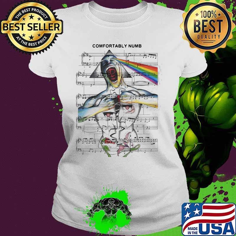 Comfortably Numb Moon Staves Lgbt Shirt Ladies tee Comfortably Numb Moon Staves Lgbt Shirt Ladies tee
