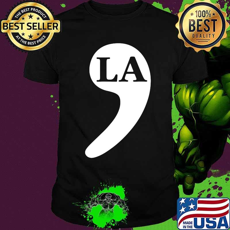 Comma la kamala harris vice president los angeles funny politics shirt