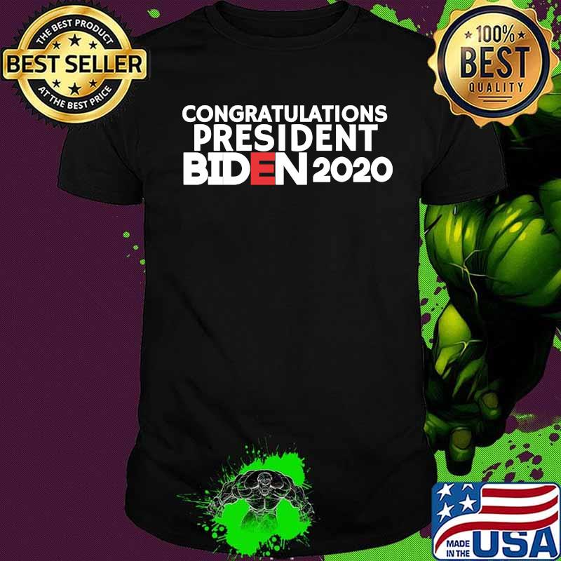 Congratulation president biden 2020 america shirt