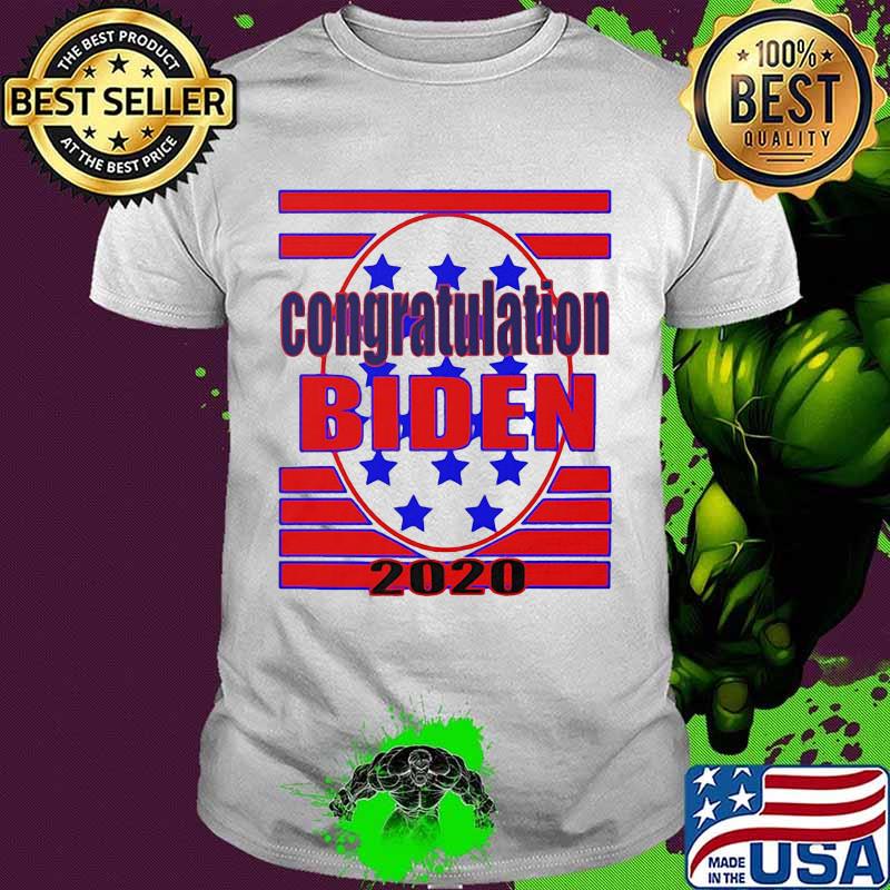 Congratulations joe biden american 2020 stars shirt
