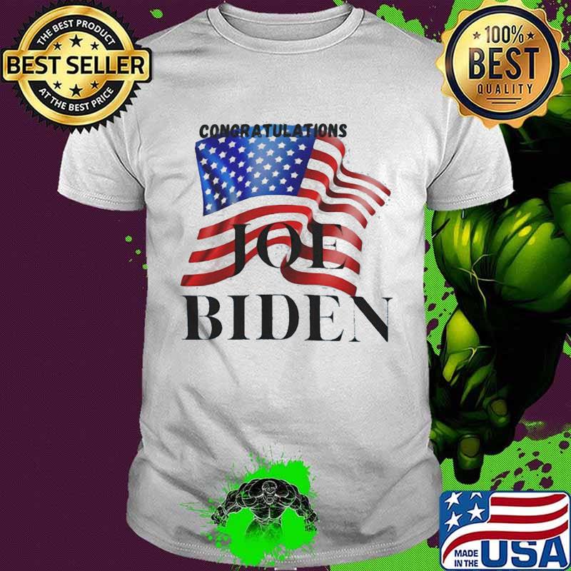 Congratulations joe biden american flag shirt