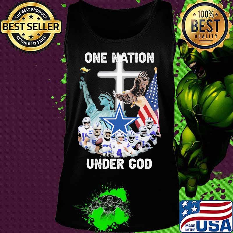 Dallas cowboys one nation under god american flag s Tank top Dallas cowboys one nation under god american flag s Tank top