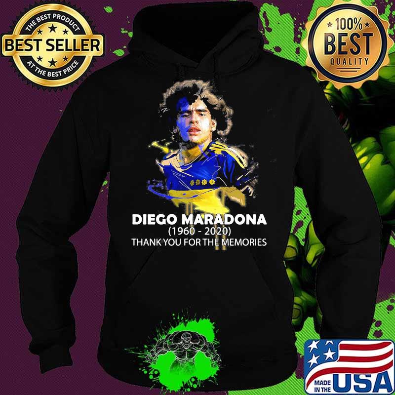 Diego Maradona 1960 2020 Thank You For The Memorie Signuature Shirt Hoodie Diego Maradona 1960 2020 Thank You For The Memorie Signuature Shirt Hoodie