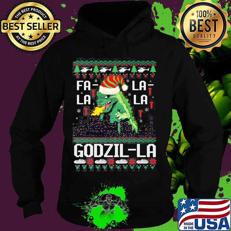 Dinosaur fil a godzilla ugly christmas s Hoodie Dinosaur fil a godzilla ugly christmas s Hoodie