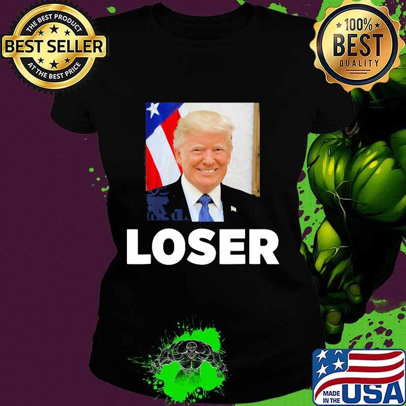 Donald Trump Lost Election American Flag Shirt Ladies tee Donald Trump Lost Election American Flag Shirt Ladies tee