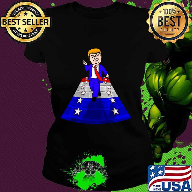 Donald Trump Takes A Walk American Flag Shirt Ladies tee Donald Trump Takes A Walk American Flag Shirt Ladies tee