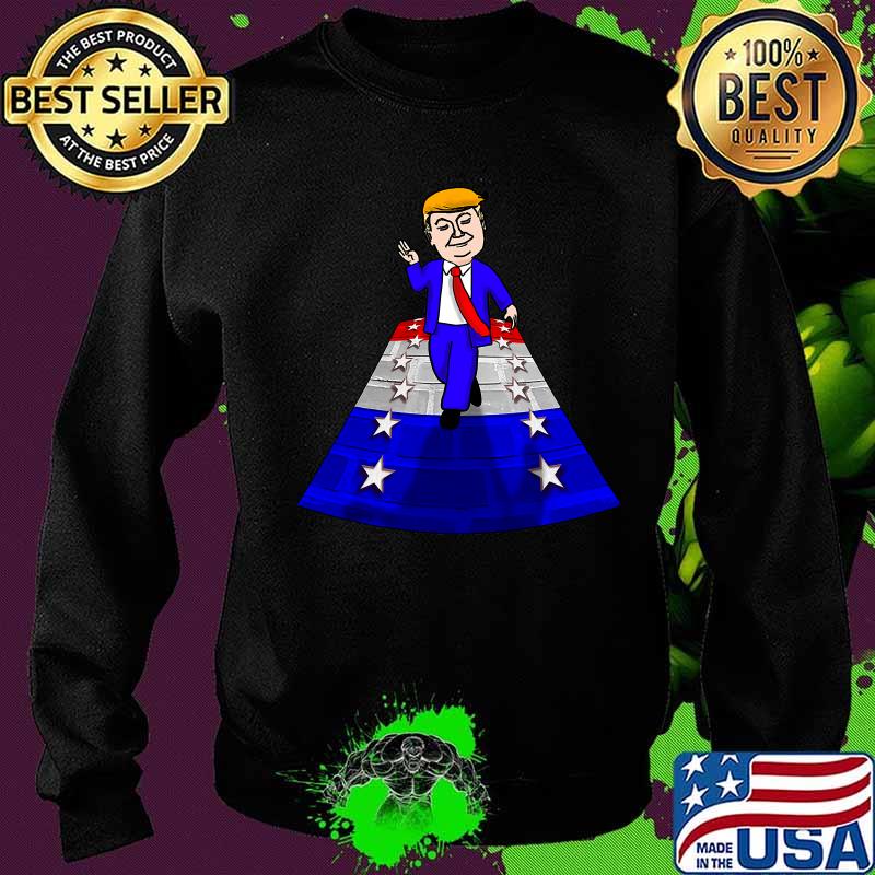 Donald Trump Takes A Walk American Flag Shirt Sweater Donald Trump Takes A Walk American Flag Shirt Sweater