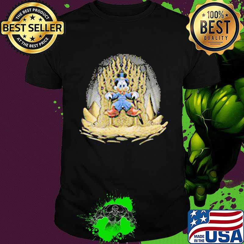 Duck donald gold throne shirt
