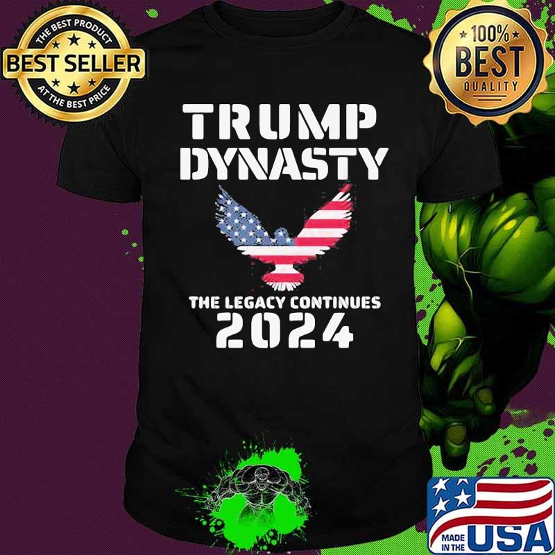 Eagles trump dynasty the legacy continues 2024 american flag shirt